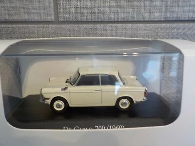 Modelo Coche, De Carlo 700 (BMW 700) Crema ESCALA 1:43 IXO + VITRINA Totalmente Nuevo Foto 1 de 4