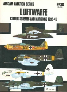 AIRCAM SPECIAL 26 LUFTWAFFE COLOUR SCHEMES & MARKINGS V2 1939-45 WINTER WW2 GERM - Picture 1 of 4