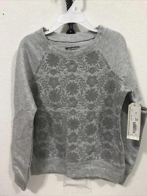 ARIZONA JEAN CO - KIDS - SWEATSHIRT - GRAY - SIZE Small 6/7  (7-TW-18) - Image 1 of 4