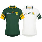 Maillot de rugby femme Springboks ASICS Away Afrique du Sud 126313SR blanc vert neuf