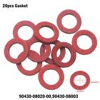 GASKETS Car Accessories 20pcs 90430-08020-00 For YMH Red For Car Tools