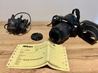Nikon D D40x 10.2MP Digitalkamera - Schwarz (Kit mit 18-55mm 3.5-5.6GD und...