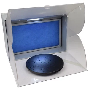 Airbrush Spritzkabine mobile Absauganlage Lackier Kabine Anlage Box Modellbau - Bild 1 von 3
