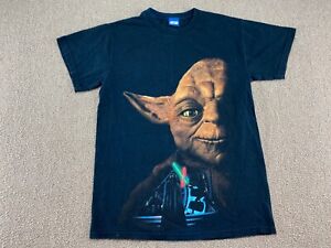 Star Wars Yoda Shirt Dale Step Brothers Black Darth Vader Luke Skywalker VTG