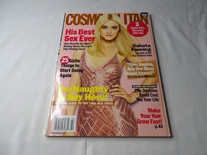 2012 FEBRUARY COSMOPOLITAN MAGAZINE - DAKOTA FANNING FRONT COVER PB 2126 RARE - Picture 1 of 4