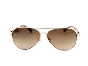 Nuevas gafas de sol Calvin Klein - 1209SA 714 - lentes beige doradas/marrones (62-13-135) - Imagen 1 de 7