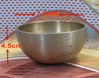 Orig.Used.Japanese Buddhist Bell .Singing Bowl.Copper Buddhist Bell. 132g 7.8 cm - Image 1 of 4