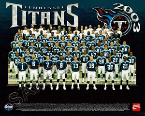 2003 TENNESSEE TITANS TEAM 8X10 PHOTO PICTURE McNAIR GEORGE MASON McCAREINS - Picture 1 of 1