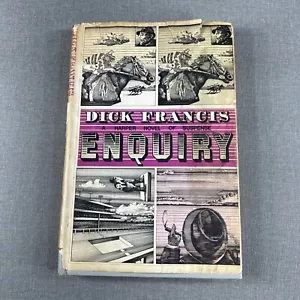 Enquiry By Dick Francis 1969 Vintage Hardcover Book BCE HCDJ - Picture 1 of 8