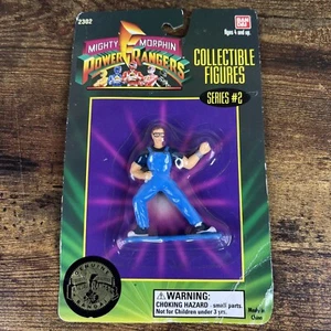 Power Rangers Blue Ranger Billy Die Cast Cake Topper 3" minifigure da collezione - Foto 1 di 9