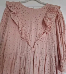 Asos premium range Broderie Midi Dress UK 12 14 Brand new - Picture 1 of 3