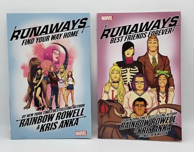 Runaways #1 & # 2 Find Your Way Home , Best Friends Forever, Marvel Ex-Library - Image 1 of 4