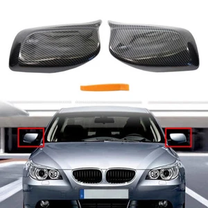 For BMW 5 6 Series 2003-2010 2009 2008 M Style Side Rearview Mirror Cover Caps - Bild 1 von 8