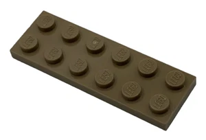 Lego 3795 Placa Bronceada Oscura 2 x 6 Elemento 4550329 - Imagen 1 de 5