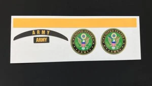 US Army Mini Football Helmet Decal Set - Picture 1 of 1