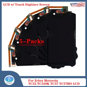 5× LCD w/ Touch Digitizer Screen for Zebra Motorola TC52 TC520K TC57 LCD - Picture 1 of 8