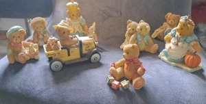 Cherished Teddies Sammlung 8 Stück ältere und seltene Figuren/ Spieluhr Selten! - Bild 1 von 6