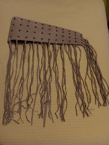 Xhilaration Tan Suede Fringe Belt  w studs Western Hippie  Boho, string ties - Picture 1 of 9
