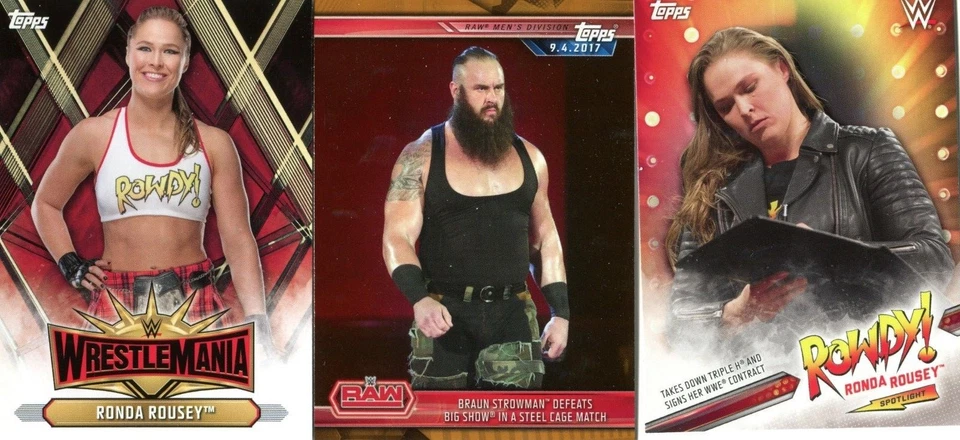2019 Topps WWE Road To Wrestlemania u-pick bronze and Inserts - Image 1 of 1