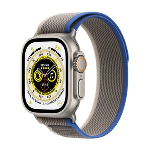 Apple Watch Ultra (49 MM) GPS + Cellular –Titanium – Trail Loop Blue/Grey S/M - Zdjęcie 1 z 11