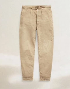 POLO RALPH LAUREN BAGGY FIT PLEATED CANVAS TROUSER .FITS WAIST 30"-32" - Picture 1 of 9