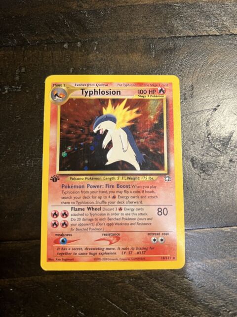 Pokemon - Typhlosion - HoloFoil Raro! - Neo Genesis - 18/111 - Veja as  fotos!