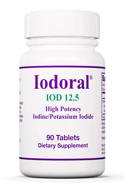 Optimox Corporation Iodoral Iode / Potassium Iodide 90 Comprimés