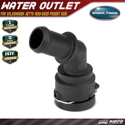 Conector de manguera de refrigerante toma de agua para Volkswagen Jetta 1999-2005 Passat Audi Foto 1 de 4