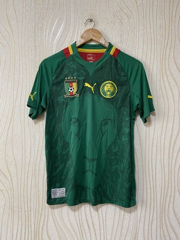 CAMEROON 2012 2013 HOME FOOTBALL SHIRT SOCCER JERSEY PUMA sz S MEN GREEN Cover