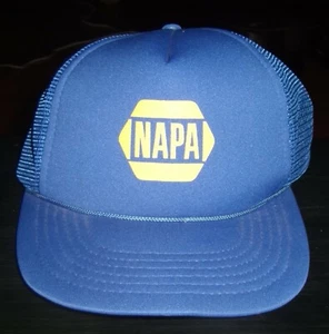 Vintage 80s NAPA Foam Mesh SnapBack Trucker Cap Farmer Hat NOS - Picture 1 of 1