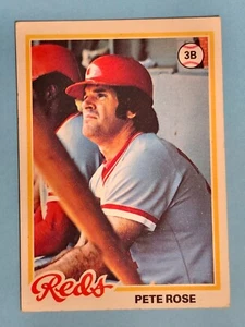 1978 Topps Pete Rose Cincinnati Reds #20 VG-EX+ ⚾ - Picture 1 of 11