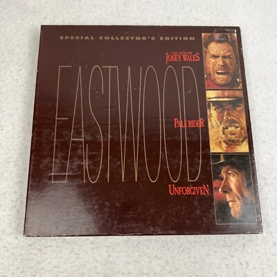 Eastwood Trio: Unforgiven/Josey Wales/Pale Rider Laserdiscs - Image 1 of 2