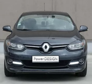 Paupières de phare pour RENAULT MEGANE III MK 3 2014-2016 Plastique ABS , NEUF - Afbeelding 1 van 9