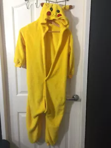 pokemon pikachu one piece bodysuit teen adult size anime custome snuggy gay - Picture 1 of 11