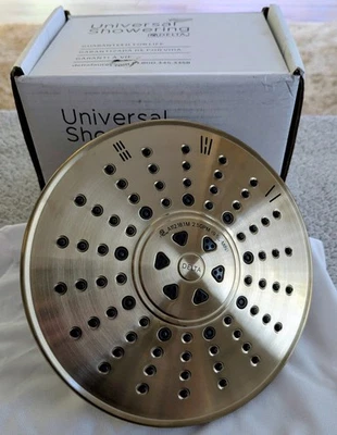 Delta 52680-CZ Cabezal de Ducha Redondo Raincan Champagne Bronce 8 1/2"  Foto 1 de 4