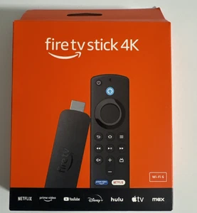 Amazon Fire TV Stick 4K (newest model) with Fire TV Search, Wi-Fi 6, New Sealed - Picture 1 of 8