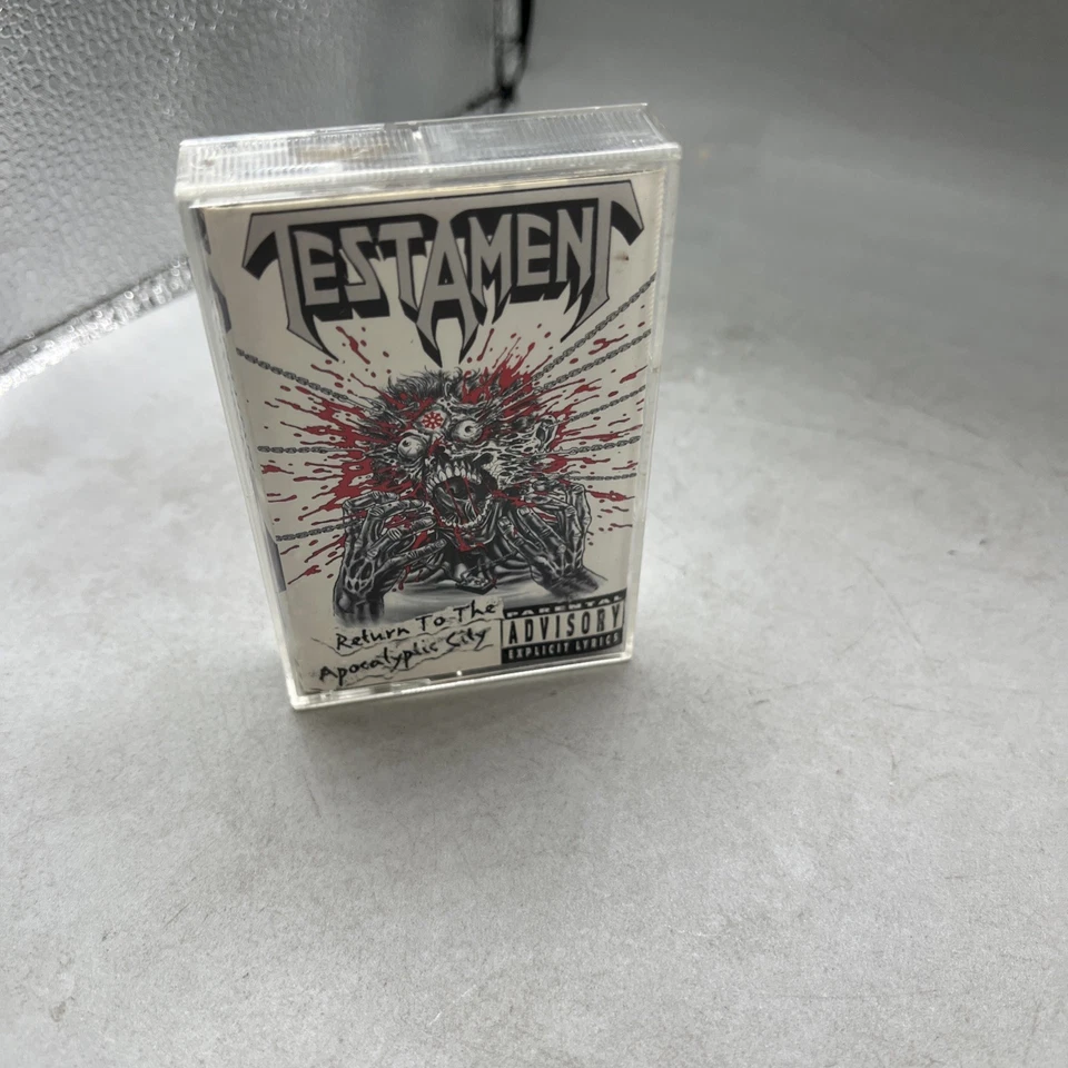 TESTAMENT - Return To The Apocalyptic City - Cassette Tape Album *Playtested* - Image 1 of 4