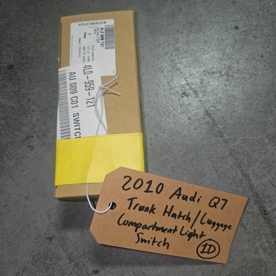 NUEVO Interruptor indicador puerta levadiza trasera Audi Q5 Q7 2009-2017 Audi 4L0959121 Ajar Foto 1 de 1