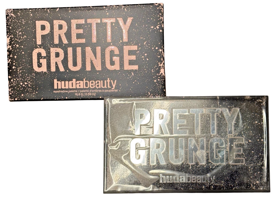 AUTHENTIC Huda Beauty Pretty Grunge Eyeshadow Palette NIB Set - Image 1 of 4