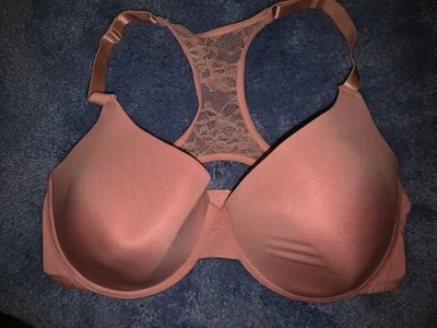 Women's XOXO Peach Racerback Lace Lightly-Lined Size 42D - Image 1 of 4