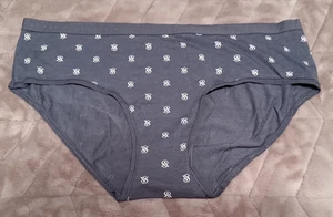 Panty Hiphugger Victoria's Secret Gris VS Logo Algodón ~ GRANDE ~ ¡NUEVO CON ETIQUETAS! - Imagen 1 de 8