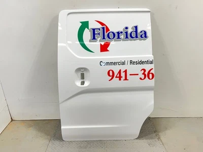 Nissan NV200 2013-2021 puerta trasera izquierda lado del conductor puerta trasera OEM blanco_MQM1 Foto 1 de 4