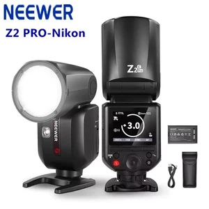 Luz flash redonda Speedlite NEEWER Z2PRO-N Z2 Pro 2.4G TTL HSS para cámaras Nikon - Imagen 1 de 9