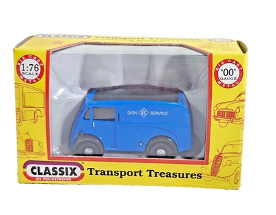 Classix EM76611 Morris J Van RAC Sign Service OO Gauge Diecast Model Car Boxed. - Image 1 of 4