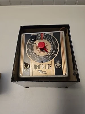 Time-O-Lite M-49 Temporizador Profesional Cuarto Oscuro De Colección Foto 1 de 4