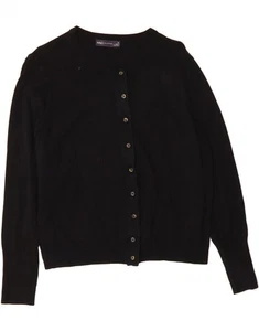 MARKS & SPENCER Womens Cardigan Sweater UK 20 2XL Black Viscose AH17 - Picture 1 of 3