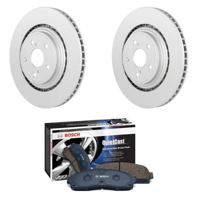 For Toyota Highlander 21 Bosch QuietCast Premium Front Brake Kit w Ceramic Pads Foto 1 de 2