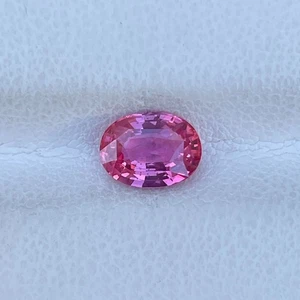 CERTIFIED Natural Unheated Padparadscha Sapphire 1.51 Cts Oval for Special Ring - Picture 1 of 6