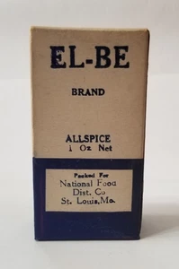 Vintage EL-BE Allspice Box St. Louis MO Collectable Advertising - Picture 1 of 7