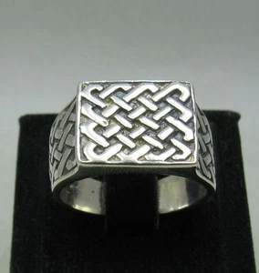 Huge Heavy Genuine Sterling Silver Men's Ring Solid 925 Handmade Empress - Picture 1 of 5
